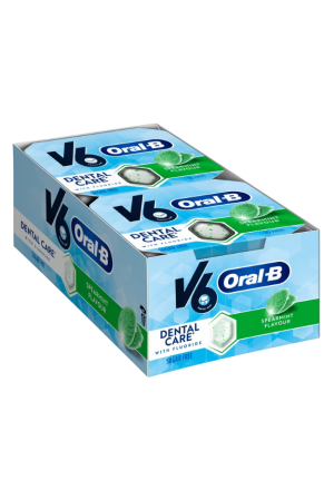 V6 Kaugummi Spearmint 12 x 10 Stück