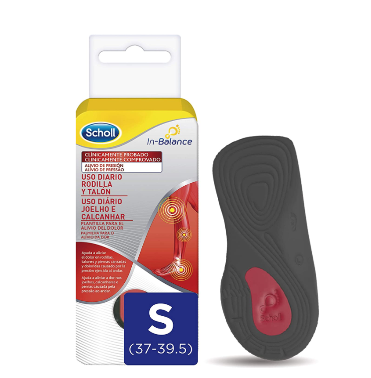 Scholl In-Balance Einleg 37-39.5 Knie Ferse 2 Stück Scholl In-Balance Einleg 37-39.5 Knie Ferse 2 Stück