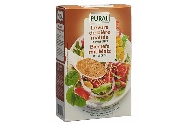 Pural Bierhefeflocken mit Malz 200g Pural Bierhefeflocken mit Malz 200g