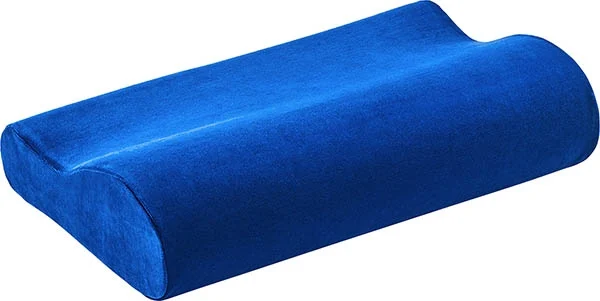 ELSA Nackenkissen 50x11cm Baumwollbezug blau