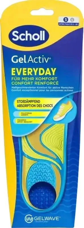Scholl GelActiv Casual Einleg S GelWave 1 Paar Scholl GelActiv Casual Einleg S GelWave 1 Paar