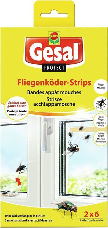 Gesal PROTECT Fliegenköder-Strips 2 x 6 Stück Gesal PROTECT Fliegenköder-Strips 2 x 6 Stück