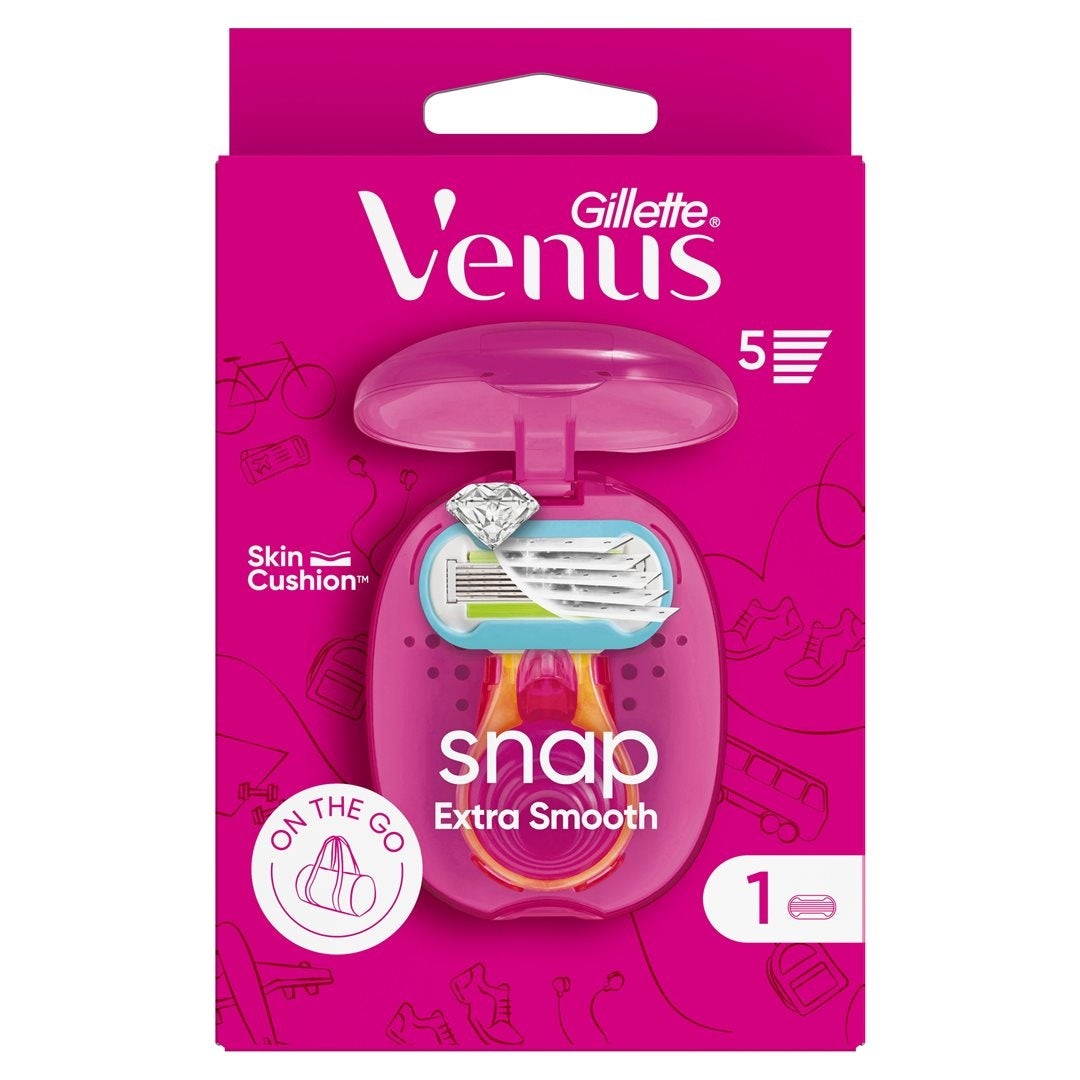 Gillette Venus Extra Smooth Rasierapparat Snap mit 1 Klinge