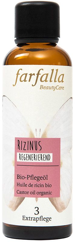 farfalla Bio-Pflegeöl Rizinus regenerierend 75ml farfalla Bio-Pflegeöl Rizinus regenerierend 75ml