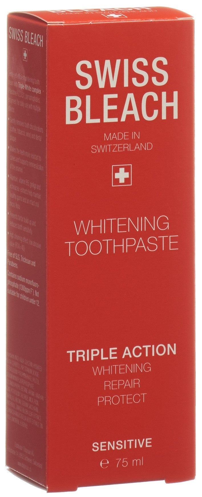 Swissbleach Whitening Zahncreme 75ml Swissbleach Whitening Zahncreme 75ml