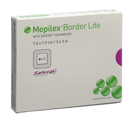 Mepilex Border Lite Silikonschaumverband 7.5x7.5cm 5 Stück