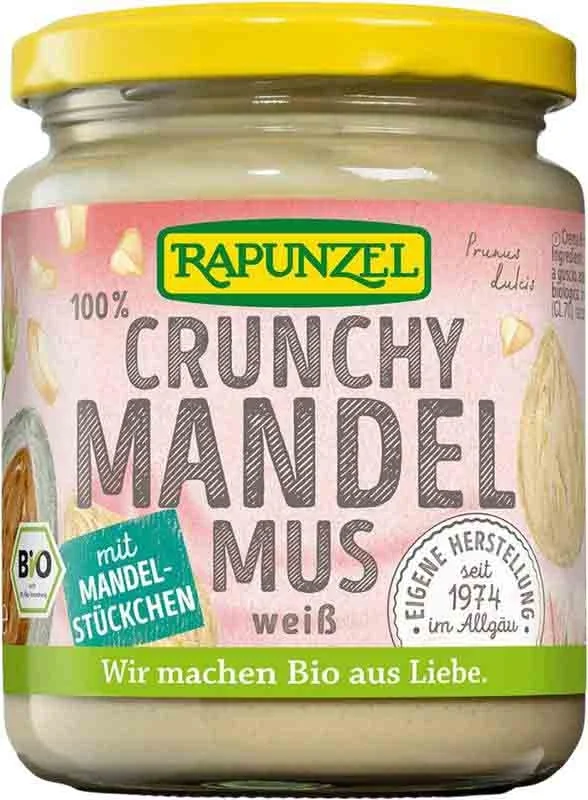 Rapunzel Crunchy Mandelmus weiss 250g