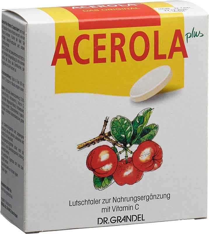 Dr Grandel Acerola Plus Lutschtaler Vitamin C 60 Stück Dr Grandel Acerola Plus Lutschtaler Vitamin C 60 Stück