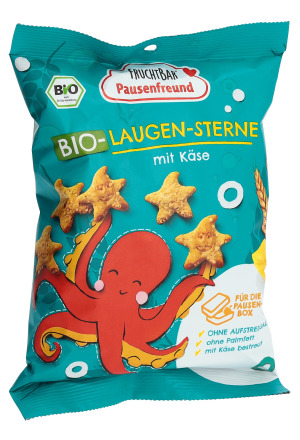 Fruchtbar Laugensterne Bio mit Käse Beutel 70g