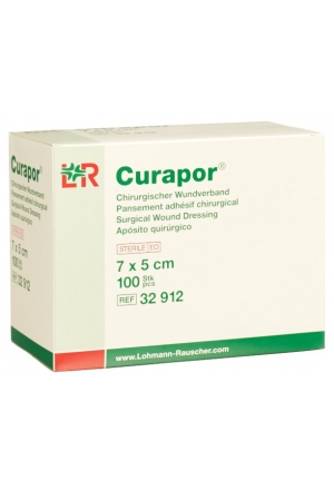 Curapor Chirurgisch Wundverband 7x5cm steril 100 Stück Curapor Chirurgisch Wundverband 7x5cm steril 100 Stück