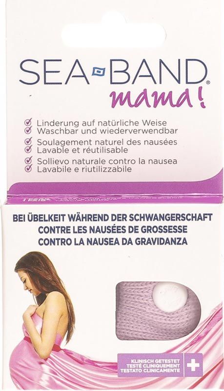 Sea-Band Mama Akupressurband pink für Schwangere 1 Paar Sea-Band Mama Akupressurband pink für Schwangere 1 Paar