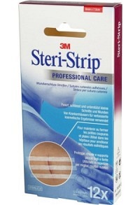 3M Steri Strip 6x75mm weiss verstärkt 12 x 3 Stück 3M Steri Strip 6x75mm weiss verstärkt 12 x 3 Stück