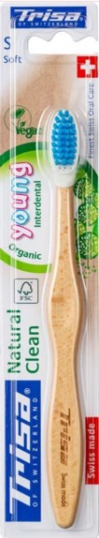 Trisa Natural Clean Holzzahnbür Young Disp 18Stück