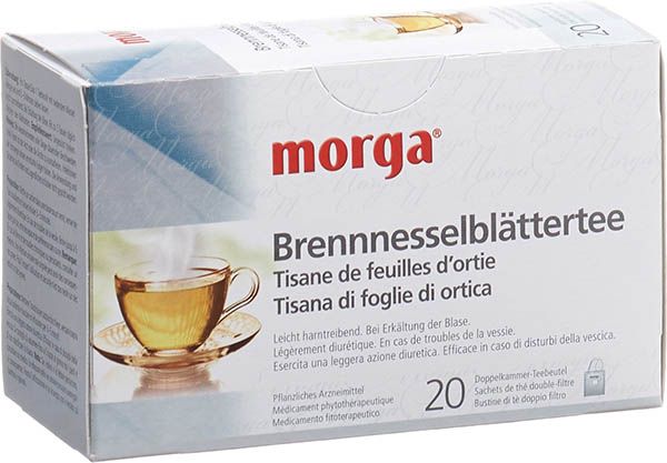 MORGA Brennnesselblättertee Btl 20 Stück MORGA Brennnesselblättertee Btl 20 Stück