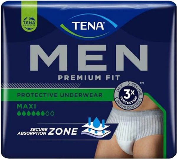 TENA Men Premium Fit Protective Underwear Level 4 L/XL 10 Stück TENA Men Premium Fit Protective Underwear Level 4 L/XL 10 Stück