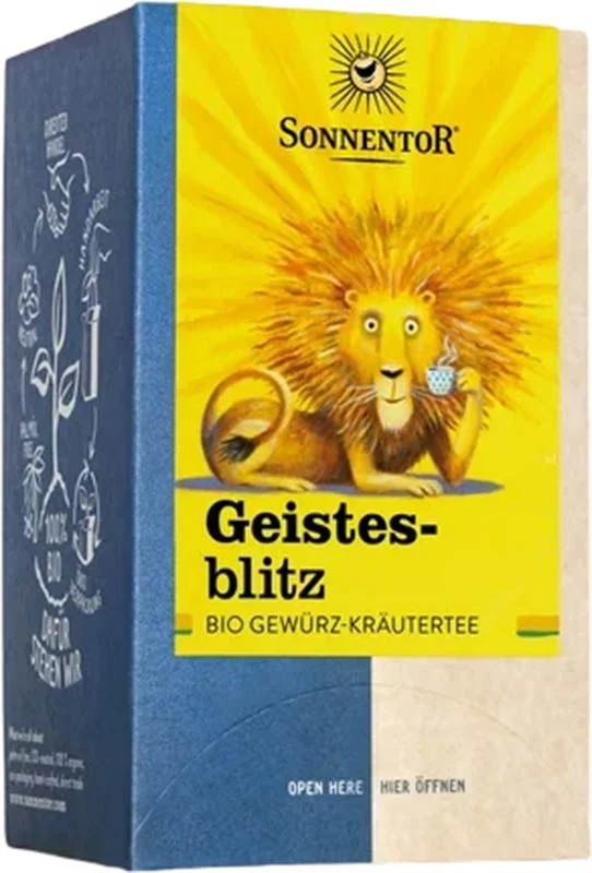 SONNENTOR Geistesblitz Tee Btl 18 Stück SONNENTOR Geistesblitz Tee Btl 18 Stück