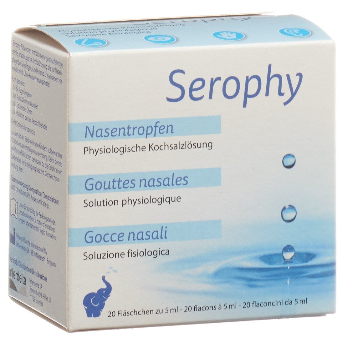 Serophy physiologische Lösung 5ml 20 Stück Serophy physiologische Lösung 5ml 20 Stück