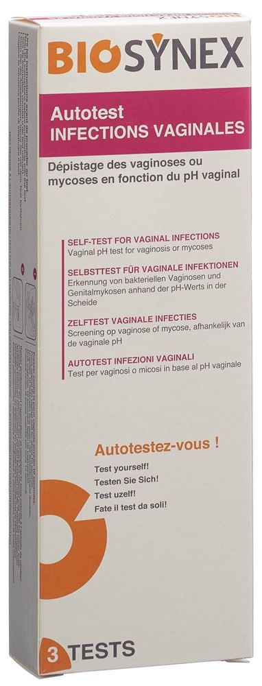 Biosynex Selbsttest für Vaginale Infektionen 3 Stück Biosynex Selbsttest für Vaginale Infektionen 3 Stück