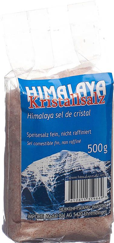 Madal Bal Himalaya Kristallsalz fein gemahlt 500g