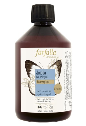 FARFALLA Bio-Pflegeöl Jojoba 500ml FARFALLA Bio-Pflegeöl Jojoba 500ml