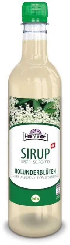HOLDERHOF Holunderblüten Sirup Bio Flasche 5dl