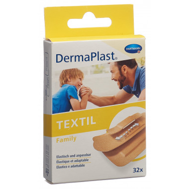 Dermaplast Textil Family Strips assortiment 32 Stück Dermaplast Textil Family Strips assortiment 32 Stück
