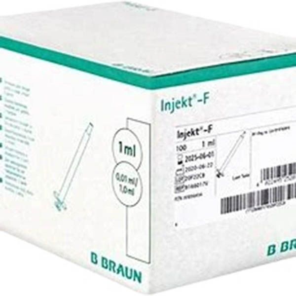 B. BRAUN Injekt H Feindosierspritze 1ml Solo 100 Stück