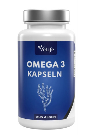 VELIFE Omega 3 Kapseln vegan Ds 60 Stück