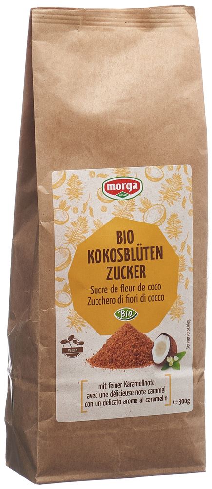 MORGA Kokosblütenzucker Bio 300g MORGA Kokosblütenzucker Bio 300g
