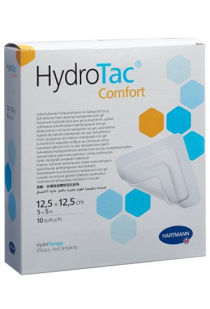 HydroTac Comfort Wundverband 12.5x12.5cm steril 10 Stück