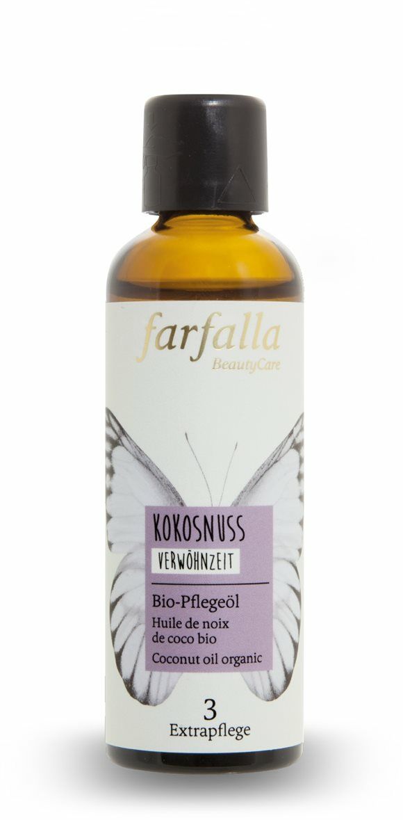 farfalla Bio-Pflegeöl Kokosnuss 75ml farfalla Bio-Pflegeöl Kokosnuss 75ml