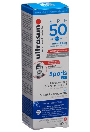 Ultrasun Sports Gel SPF 50 100ml Ultrasun Sports Gel SPF 50 100ml