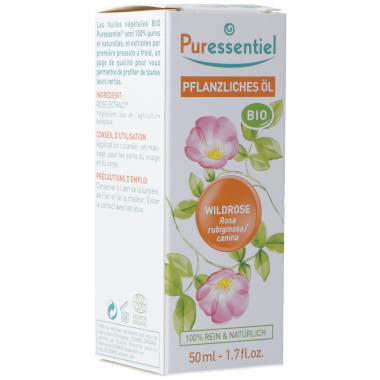 Puressentiel Pflanzenöl Wildrose Bio 50ml Puressentiel Pflanzenöl Wildrose Bio 50ml