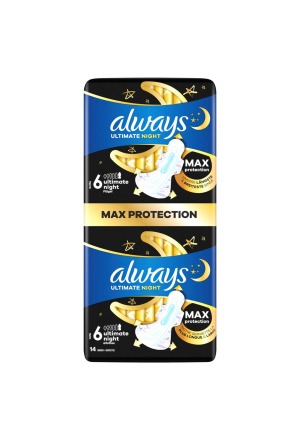 ALWAYS Ultra Binde Secure Night Extra Large Flügel 14 Stk