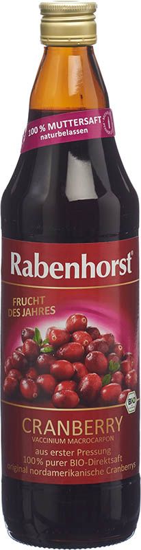 Rabenhorst Cranberry Muttersaft Bio Fl 750ml Rabenhorst Cranberry Muttersaft Bio Fl 750ml