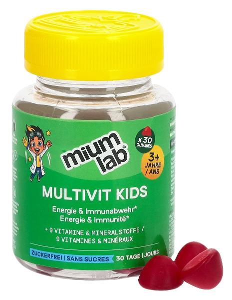 MiumLab Kids Gummies Multivit 30 Stück