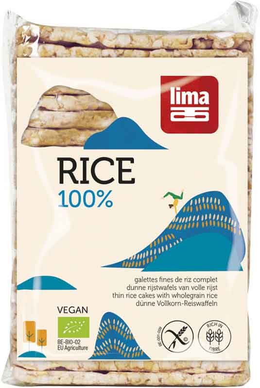 Lima Reiswaffeln dünn Vollkorn Btl 130g
