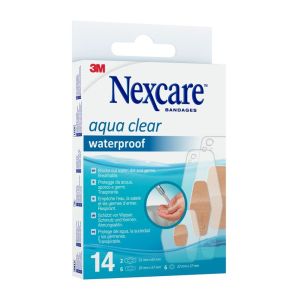 3M Nexcare Aqua Clear waterproof 3 Grössen assortiert 14 Stück 3M Nexcare Aqua Clear waterproof 3 Grössen assortiert 14 Stück