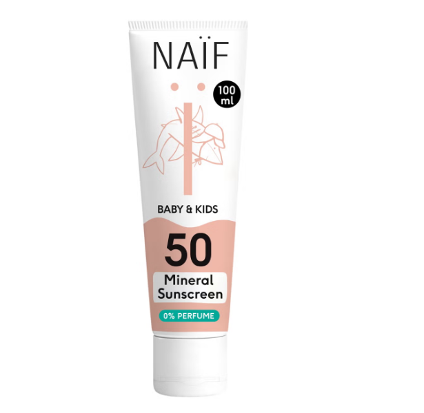 NAIF Baby & Kids Suncream ohne Parfum SPF50 100ml NAIF Baby & Kids Suncream ohne Parfum SPF50 100ml