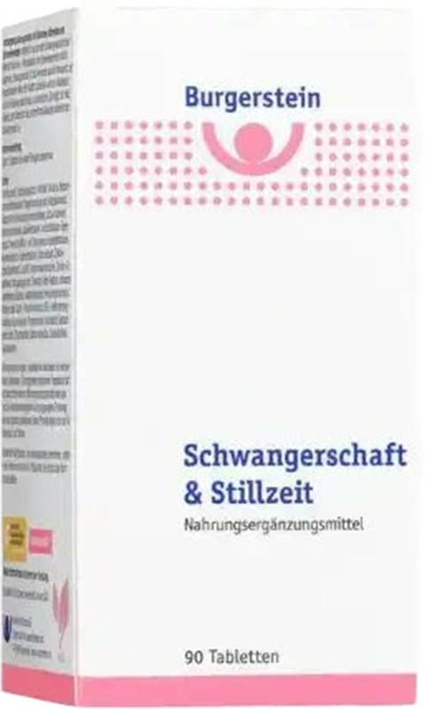 Burgerstein Schwangerschaft & Stillzeit Tabletten 90 Stück Burgerstein Schwangerschaft & Stillzeit Tabletten 90 Stück