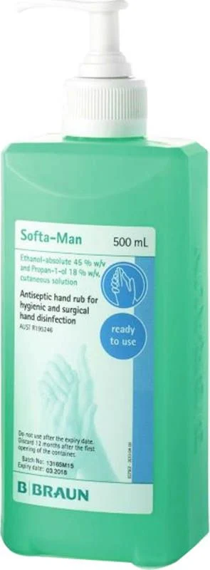 SOFTA-MAN VISCORUB Händedesinf Dosierpumpe 500ml