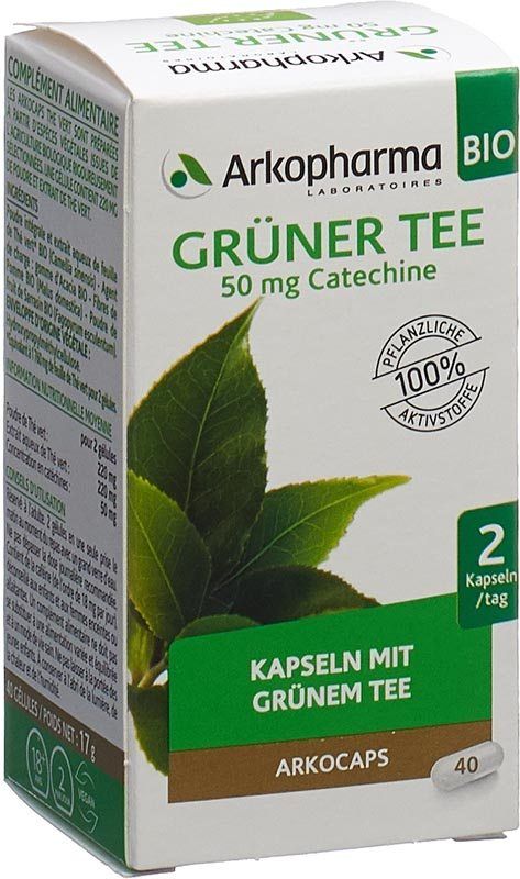 ARKOCAPS Grüntee Kapseln Bio Ds 40 Stück ARKOCAPS Grüntee Kapseln Bio Ds 40 Stück