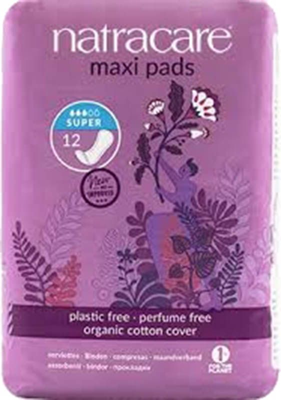 Natracare Damenbinden super 12 Stück