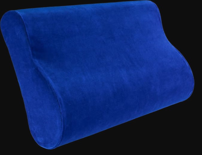 ELSA Nackenkissen 50x9cm Veloursbezug royal