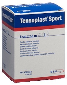 TENSOPLAST SPORT Elastisches Tape 8cmx2.5m TENSOPLAST SPORT Elastisches Tape 8cmx2.5m
