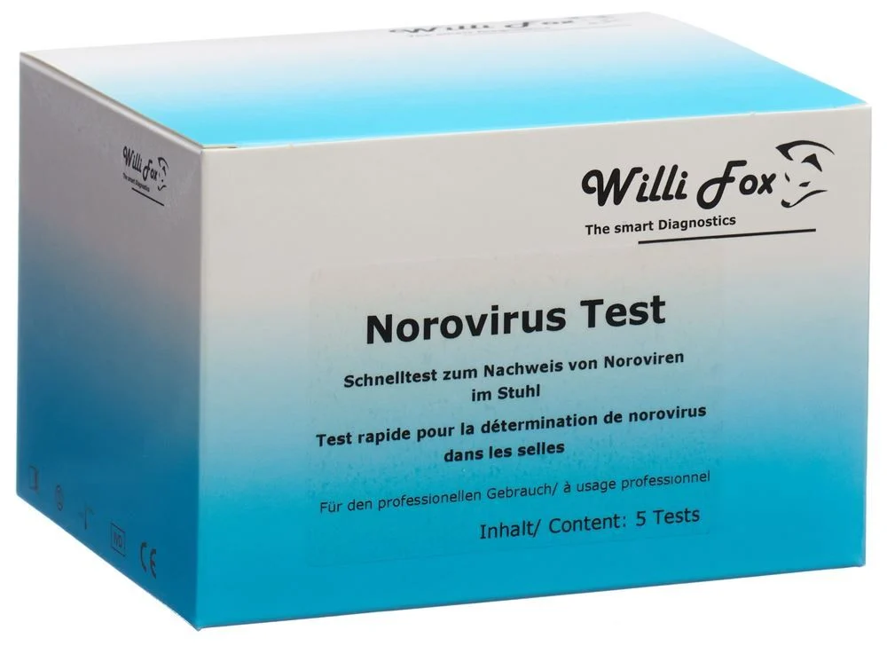 Willi Fox Norovirus Stuhl Test 5 Stück Willi Fox Norovirus Stuhl Test 5 Stück