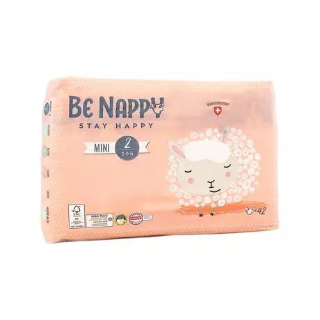 BE NAPPY Windeln Gr2 3-6kg Mini 42 Stück BE NAPPY Windeln Gr2 3-6kg Mini 42 Stück