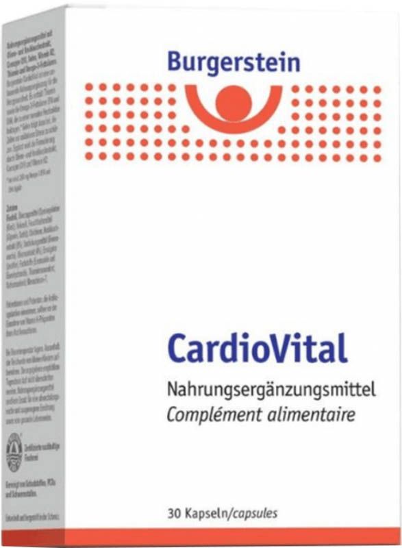 BURGERSTEIN CardioVital Kapseln 30 Stück BURGERSTEIN CardioVital Kapseln 30 Stück