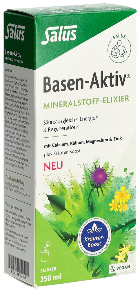Salus® Basen-Aktiv Mineral-Kräut Elix 250ml Salus® Basen-Aktiv Mineral-Kräut Elix 250ml