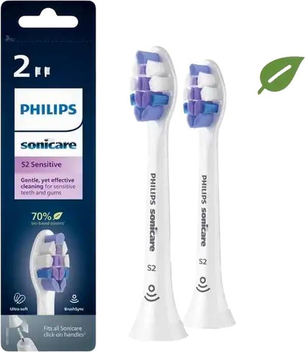 Philips Sonicare S2 Sens Stand-Bürstenk wei 2 Stück